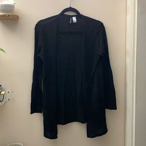 Thin black cardigan